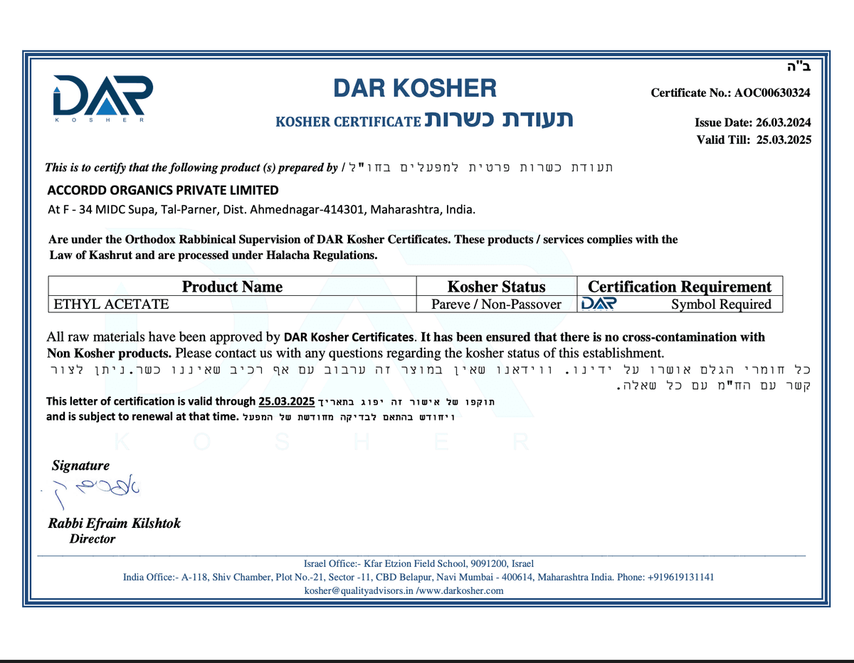 Kosher Certification