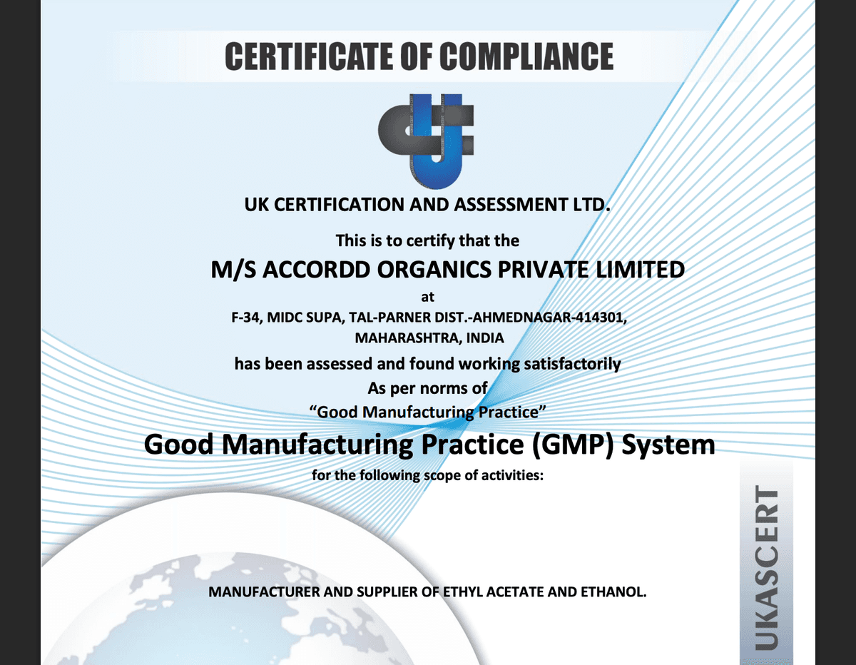 GMP Certification 