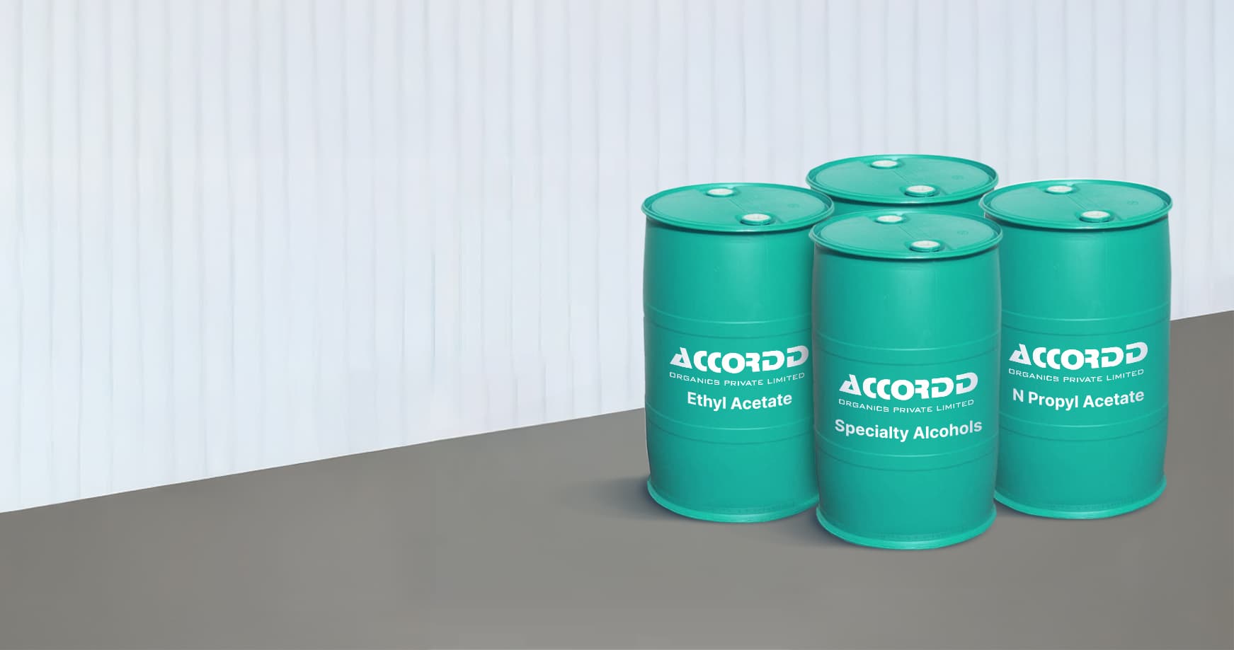 Industrial facility with chemical processing equipment